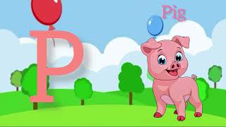 ABC Phonics Song with Sounds for Children - Alphabet Song with Two Words for Each Letter