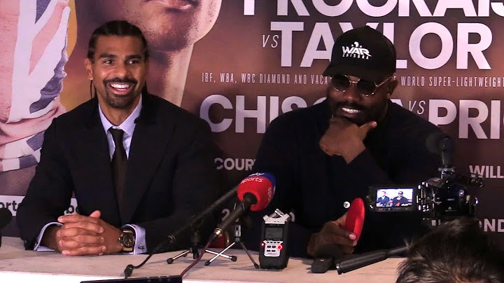 Derek Chisora v David Price - Full Post-Fight Press Conference