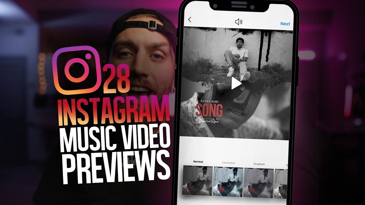 28 Instagram Music Video Frame Templates! - YouTube