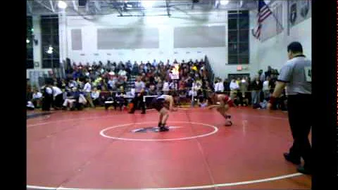 Region 7 quarterfinal: 135 Stackhouse bout