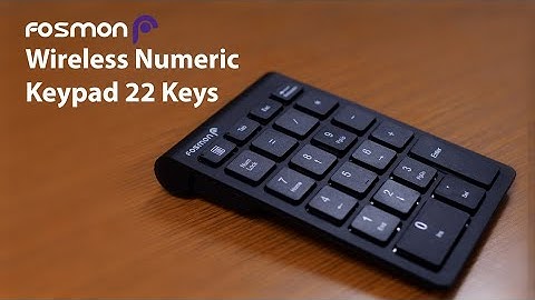 Improve Your Workflow with Fosmons Numeric Keypad!
