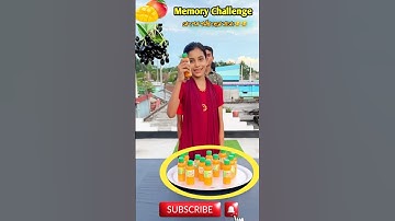 Memory Challenge !! Fruit Name? #shorts #short