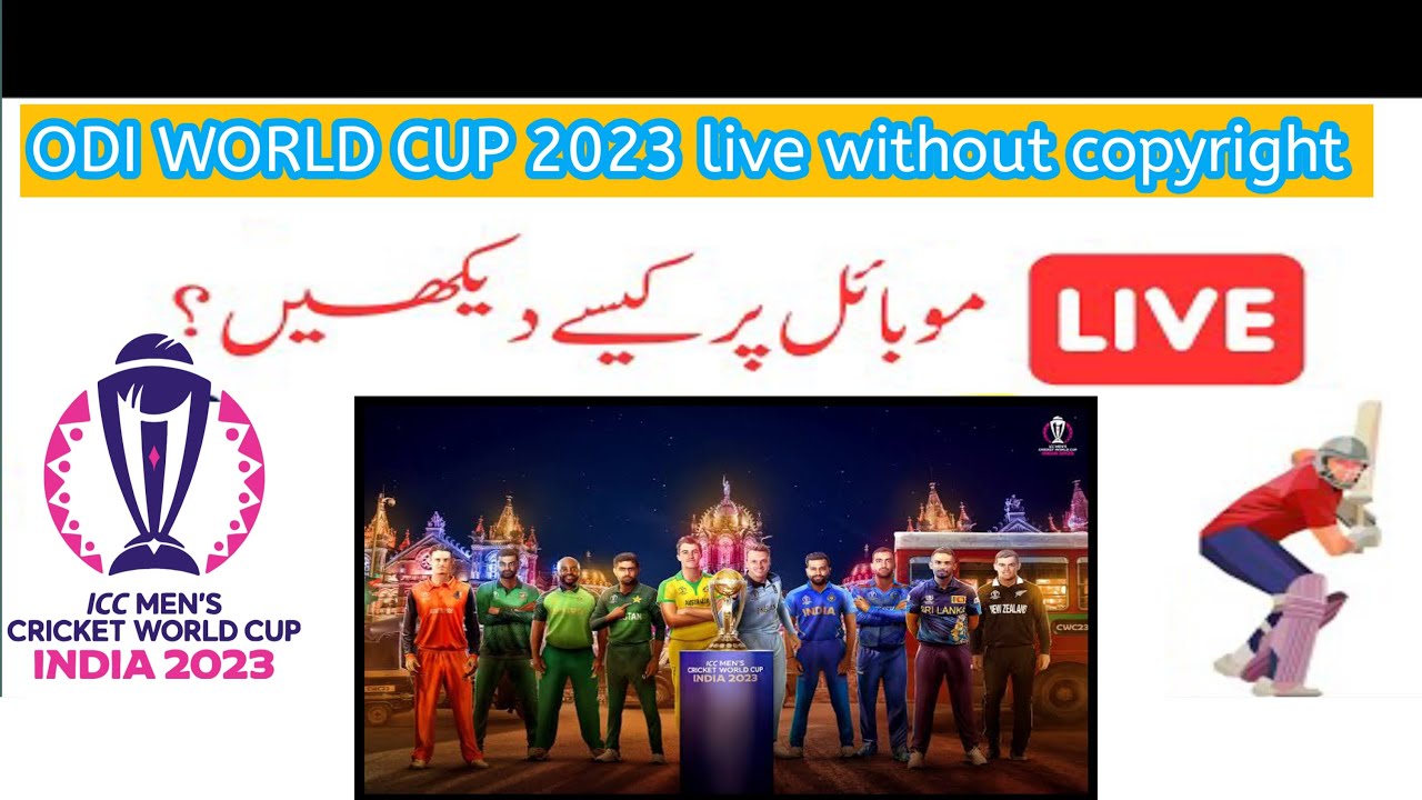 How to Watch Free Live Cricket MatchStreaming on Android Mobile Best Appfor Live World Cup 2023fre