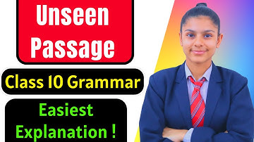 Unseen passage class 10 | Tips and Tricks 🔥😎 | Full Marks Guaranteed #englishgrammar #class10