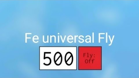 Fe universel mobile Fly ! working!