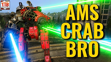 Pin-point and double trouble AMS! - Crab - German Mechgineering #491 - Mechwarrior Online