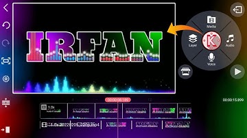 Beautiful Name Art Style WhatsApp Status Video Editing | Name Art Video in KineMaster