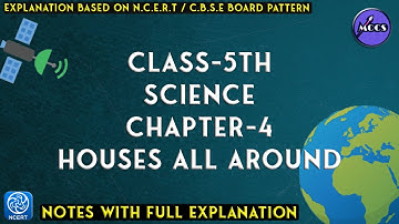 Class - 5 | Science | chapter - 4 | Houses All Around | Notes