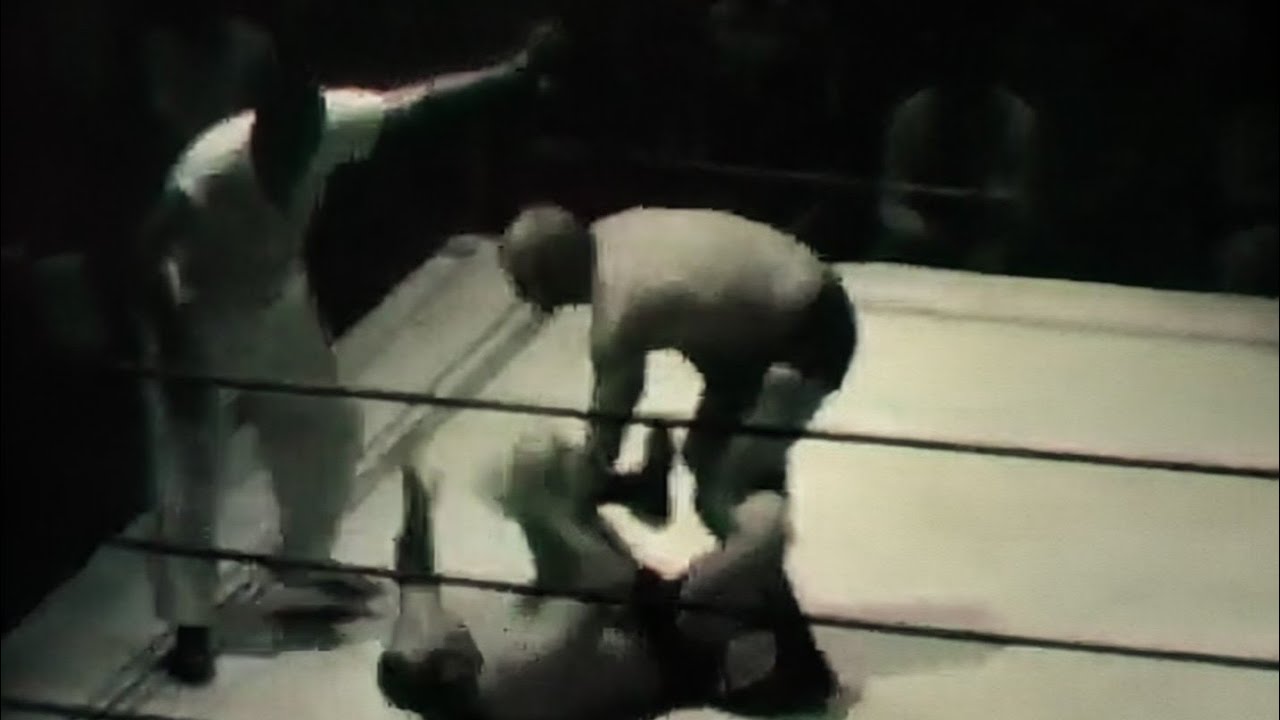 WWE WVR NWA TITLE GENE KINISKI VS DORY FUNK HESTERLY ARMORY FLORIDA 2/11/1969 REMASTERED 4K60FPS 