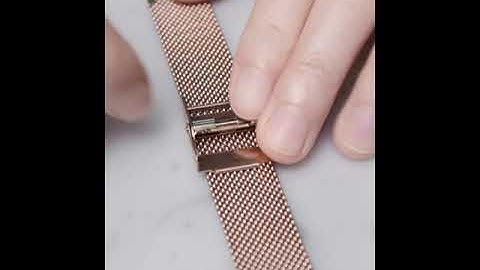 Maven Watches: Tutorial How to Adjust a Mesh / Milanese Watch Band