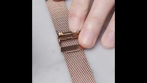 Maven Watches: Tutorial How to Adjust a Mesh / Milanese Watch Band