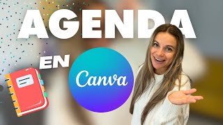 Cómo CREAR tu AGENDA con CANVA 2024/ tutorial de Canva en Español