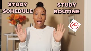 REVEALING MY A+ LAW SCHOOL STUDY SCHEDULE AND STUDY ROUTINE | Law School Exam Tips!