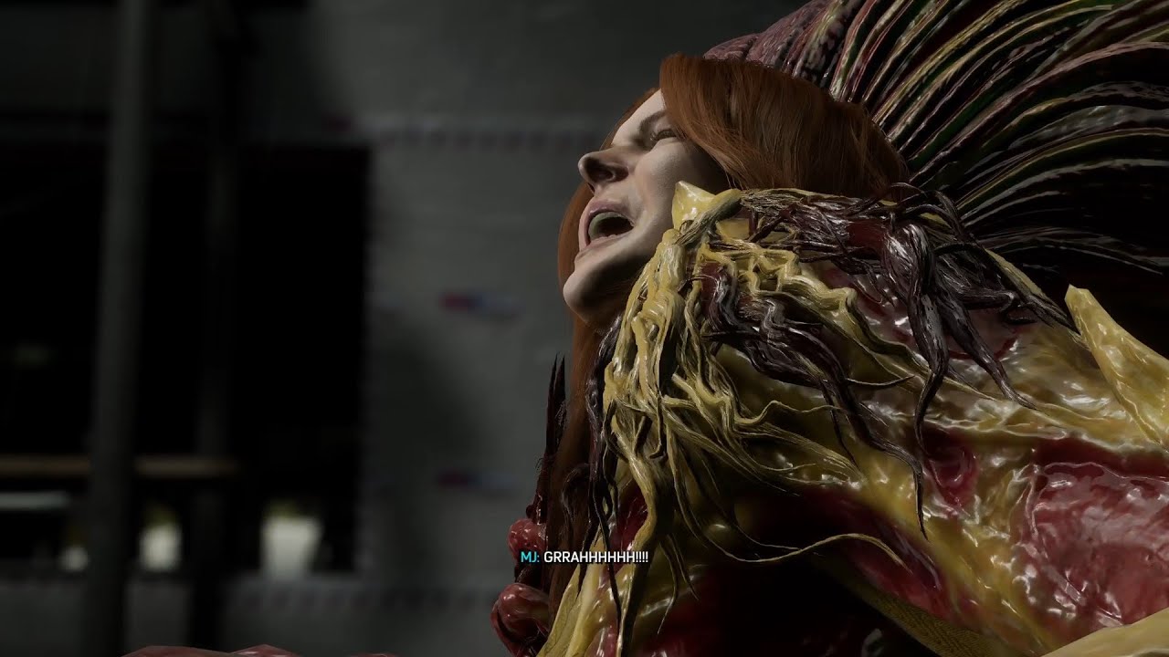 Mary Jane Destroys Scream Symbiote Scene SpiderMan 2 PS5 (4K 60FPS