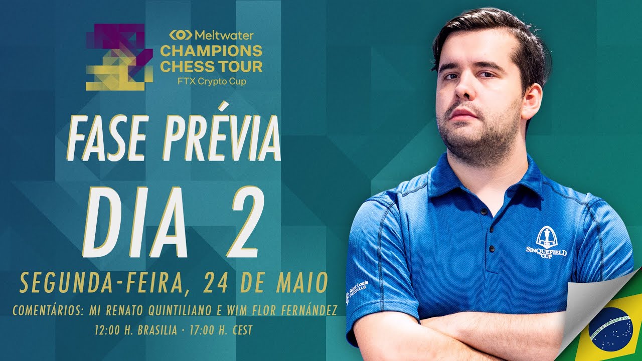 FTX Crypto Cup 2: Carlsen joga 1.b4 e torneio esquenta