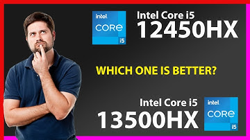INTEL Core i5 12450HX vs INTEL Core i5 13500HX Technical Comparison