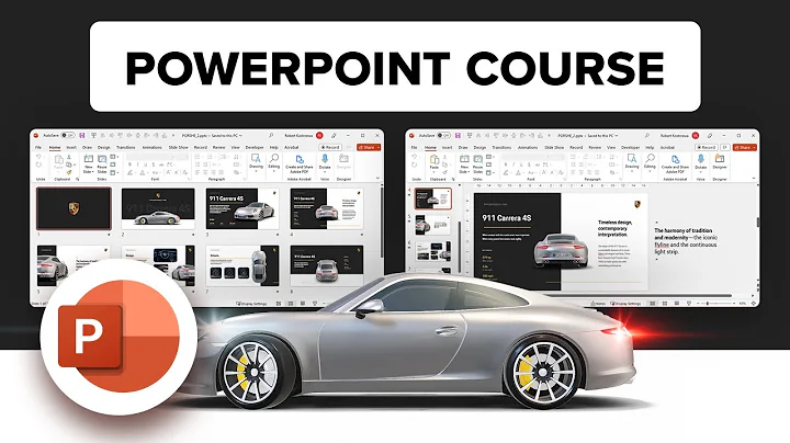 PowerPoint Tutorial: 3D ✨ Porsche animation and basics of morph transition #powerpoint #tutorial