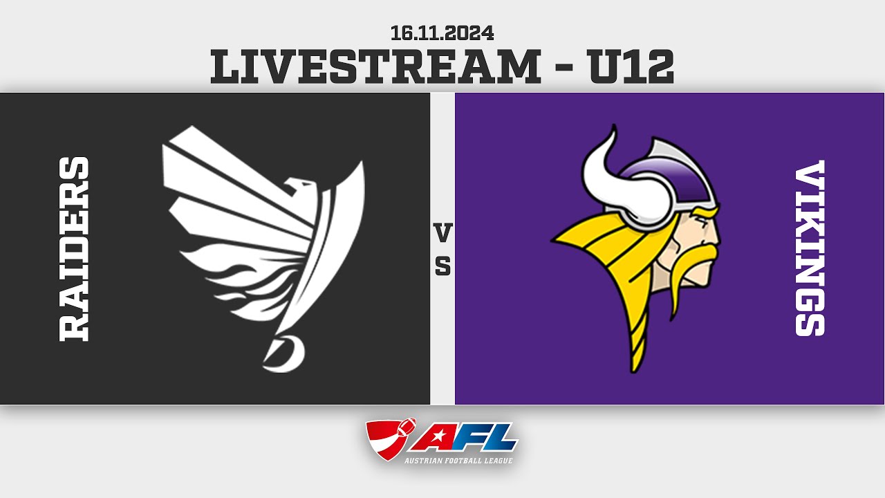 U12 Finale: SWARCO Raiders Tirol vs. AFC Vienna Vikings - American Football