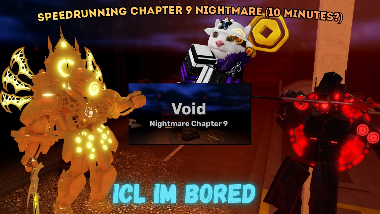 NINEちゃん　SKINBOLIC タイムヒーロー Speedrunning Chapter 9 NIGHTMARE! (Skibi defense) - YouTube