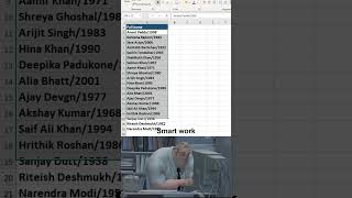 Wipe data in excel in seconds! 👀 #shorts #msexcel
