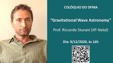 Gravitational Wave Astronomy (Prof. Riccardo Sturani, IIP-Natal)