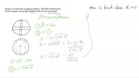 Calculus Maxima/Minima Question (HSC)