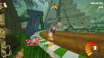 SuperTuxKart 0.9.3: Cocoa Temple - 01:32.831 (Live)