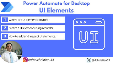 Power Automate for Desktop UI Elements