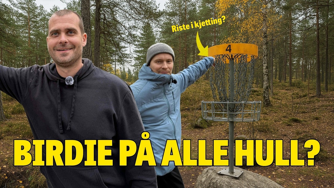 Discgolferen på Ruudhytta i Kongsberg styres av Benni - E2