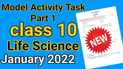 class 10 Life science model activity task 2022 | model activity task class 10 Life science 2022
