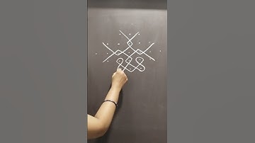 7 Very Easy Beginners Rangoli Kolam Design #rangoli #dotsrangoli #shots #simple #beginners