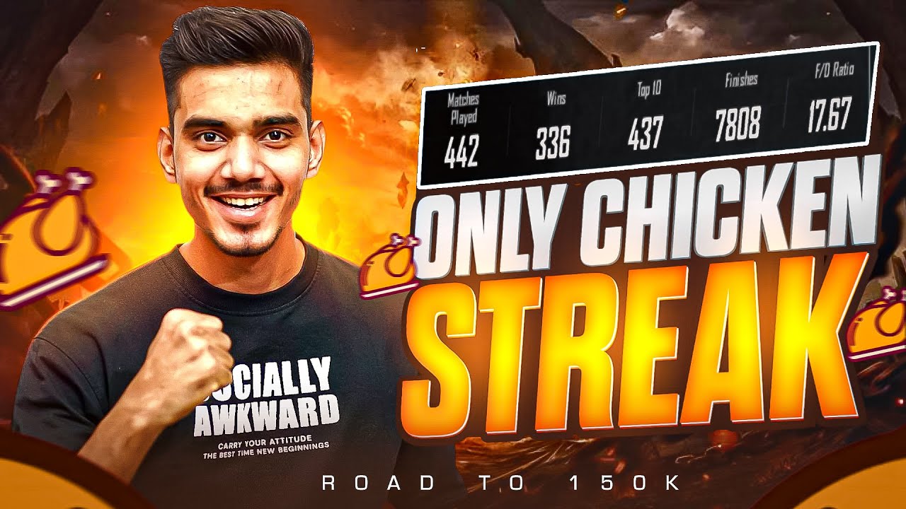 CHICKEN  STREAK  WITH SHER | CHALLENGE STREAM | BGMI LIVE | UZU GAMER