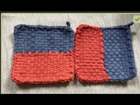 How to Make Potholders on the Loom 