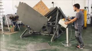 Palettendreher V-Shape Edelstahl Aisi 304