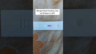 🧐Faint Line In Pregnancy Test Kit At 30 Days🙁 Resimi