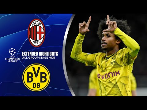 AC Milan vs. Borussia Dortmund: Extended Highlights | UCL Group Stage MD 5 | CBS Sports Golazo