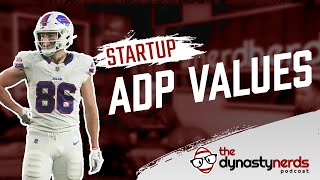 These Startup ADP VALUES Are Crazy | Post NFL Draft Dynasty Fantasy Football ADP