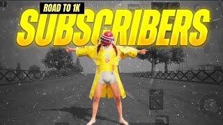 Alhamdolillahroad To 1K Subscribers Pubg Mobile Best Rush Gameplay