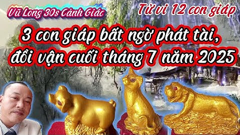 3 con giáp bất ngờ phát tài đổi vận tháng 7 năm nay hãy lắm bắt cơ hội ngay ạ @Vulong30s #vulong30s 