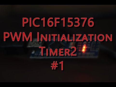 MPlab XPress IDE - Microchip PIC16F15376 PWM Initialization Timer2 #1