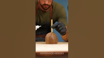 Unique eco-friendly drinkware made out of coconut 🥥