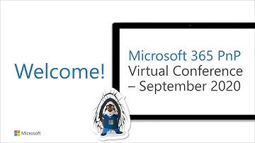 PnP Virtual Conference - 09/2020 - Keynote