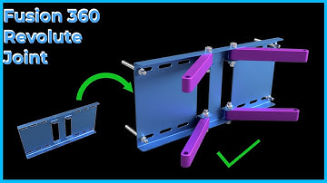 Fusion 360 Joint Tutorial | Revolute Joint, Limits & Motion Setup (Part 2 - TV Arm Mechanism)
