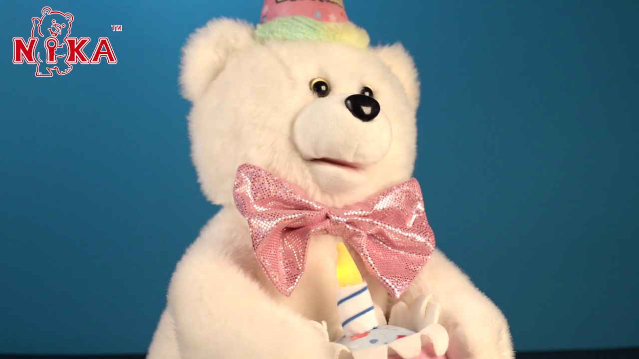 Charming Birthday Bear sings Happy Birthday! Great birthday gift! YouTube