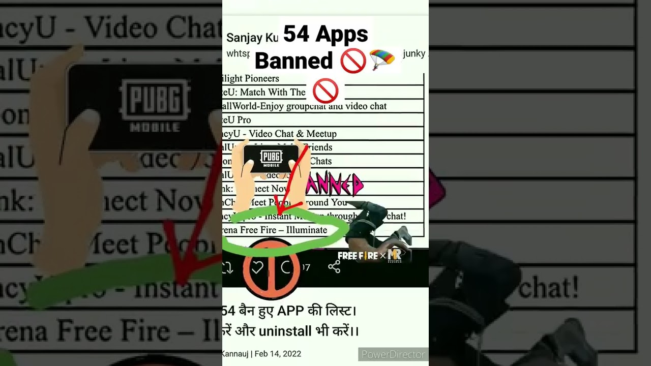 🚫 54 apps Banned 🚫🪂🚫