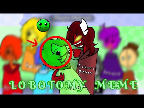 Lobotomy Animation meme (Original) Ft.Dificultty faces from Geometry Dash (EPILEPSY WARNING)