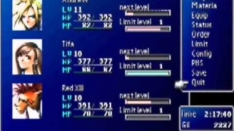 Final Fantasy 7 Speed Run by 