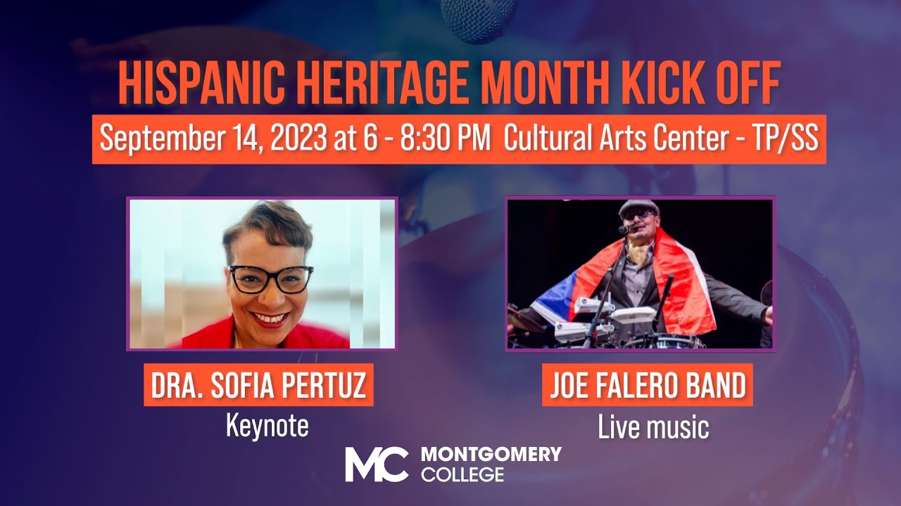 Montgomery College to kick off Hispanic Heritage Month in 2023 - YouTube