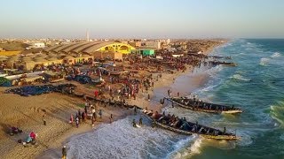 One of the world's most incredible fishing ports in Mauritania