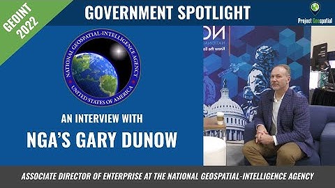 GEOINT 2022 - NGA - Gary Dunow